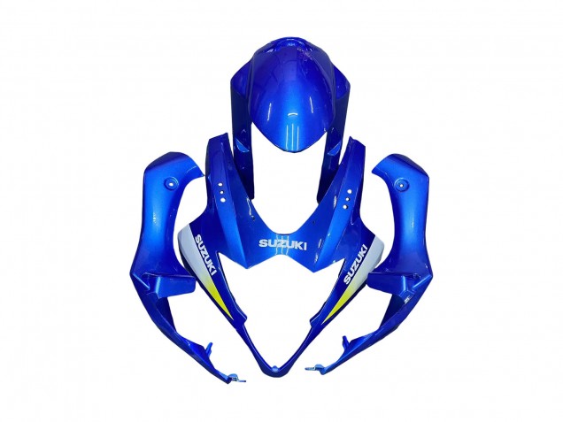 Billigste Suzuki GSXR 1000 Motorrad Verkleidung 2005-2006 - Blau Gelb Rot Weiss