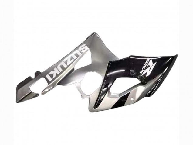 Billigste Suzuki GSXR 1000 Motorrad Verkleidung 2005-2006 - Glanzendes Schwarz Grau