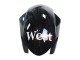 Billigste Suzuki GSXR 1000 Motorrad Verkleidung 2007-2008 - Glanzendes Schwarz Weiss West