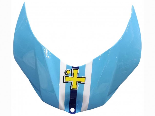 Billigste Suzuki GSXR 1000 Motorrad Verkleidung 2007-2008 - Hellblau Gelb Schwarz Motul Rizla