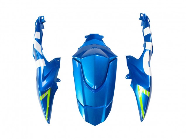 Billigste Suzuki GSXR 1000 Motorrad Verkleidung 2009-2016 - Hellblau Grun Motul 29 Ecstar
