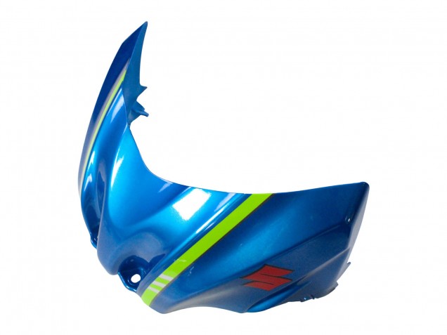 Billigste Suzuki GSXR 1000 Motorrad Verkleidung 2009-2016 - Hellblau Grun Motul 29 Ecstar