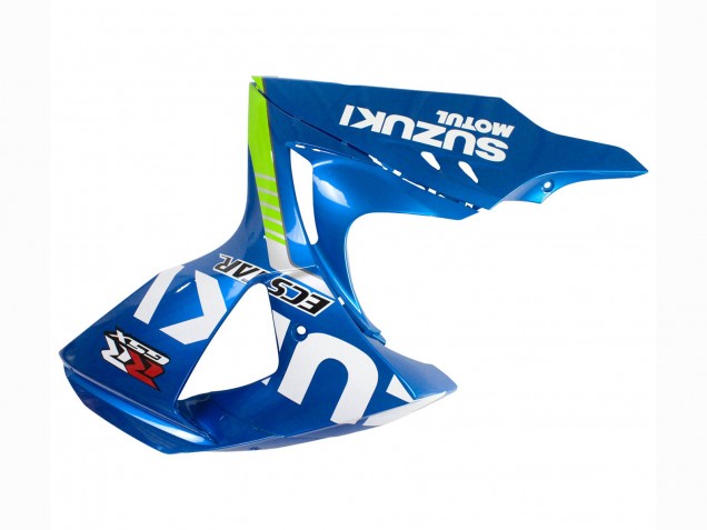 Billigste Suzuki GSXR 1000 Motorrad Verkleidung 2009-2016 - Hellblau Grun Motul 29 Ecstar