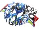 Billigste Suzuki GSXR 1000 Motorrad Verkleidung 2009-2016 - Hellblau Grun Rot Motul