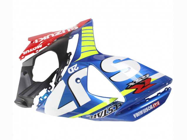 Billigste Suzuki GSXR 1000 Motorrad Verkleidung 2009-2016 - Hellblau Grun Rot Motul