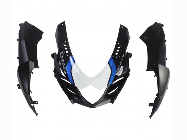 Billigste Suzuki GSXR 1000 Motorrad Verkleidung 2009-2016 - Matt Schwarz Weiss Blau