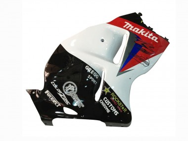 Billigste Suzuki GSXR 1300 Hayabusa Motorrad Verkleidung 1996-2007 - Weiss Blau Rot Makita Schwarz
