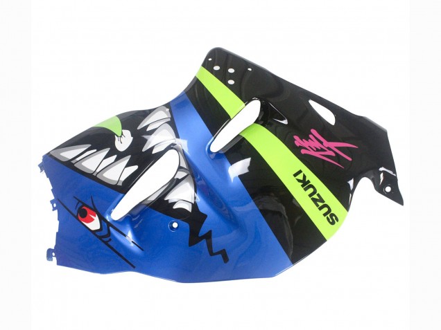 Billigste Suzuki GSXR 1300 Hayabusa Motorrad Verkleidung 1996-2007 - Blau Grun Hai 46