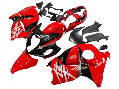 Billigste Suzuki GSXR 1300 Hayabusa Motorrad Verkleidung 1996-2007 - Rot Schwarz Hayabusa
