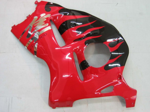 Billigste Suzuki GSXR 1300 Hayabusa Motorrad Verkleidung 1996-2007 - Rot Schwarz