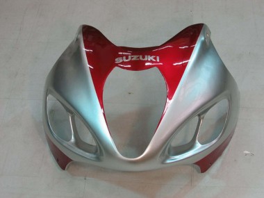 Billigste Suzuki GSXR 1300 Hayabusa Motorrad Verkleidung 1996-2007 - Silber Rot Hayabusa