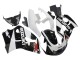 Billigste Suzuki GSXR 600 / GSXR 750 Motorrad Verkleidung 1996-2000 - Schwarz Weiss