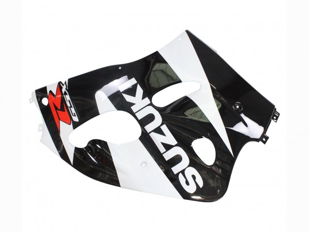 Billigste Suzuki GSXR 600 / GSXR 750 Motorrad Verkleidung 1996-2000 - Schwarz Weiss