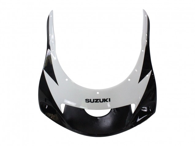 Billigste Suzuki GSXR 600 / GSXR 750 Motorrad Verkleidung 1996-2000 - Schwarz Weiss