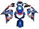 Billigste Suzuki GSXR 600 / GSXR 750 Motorrad Verkleidung 2001-2003 - Blau Rot Rennen