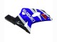 Billigste Suzuki GSXR 600 / GSXR 750 Motorrad Verkleidung 2001-2003 - Blau Weiss Glanzendes Schwarz Rot