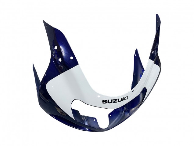 Billigste Suzuki GSXR 600 / GSXR 750 Motorrad Verkleidung 2001-2003 - Blau Weiss Glanzendes Schwarz Rot
