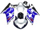 Billigste Suzuki GSXR 600 / GSXR 750 Motorrad Verkleidung 2001-2003 - Blau Weiss Glanzendes Schwarz Rot