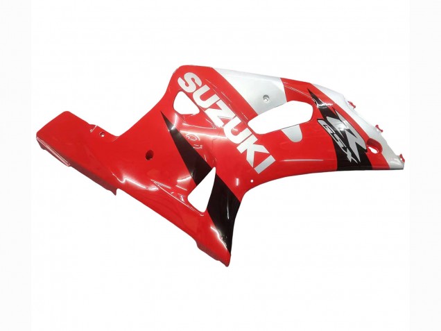Billigste Suzuki GSXR 600 / GSXR 750 Motorrad Verkleidung 2001-2003 - Rot Weiss Glanzendes Schwarz