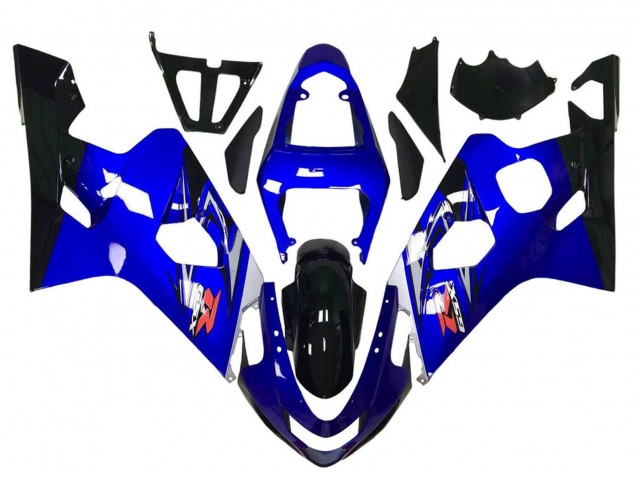 Billigste Suzuki GSXR 600 / GSXR 750 Motorrad Verkleidung 2004-2005 - Blau Weiss Schwarz