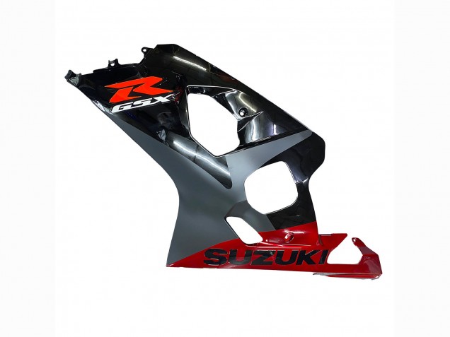 Billigste Suzuki GSXR 600 / GSXR 750 Motorrad Verkleidung 2004-2005 - Schwarz Grau Rot