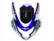 Billigste Suzuki GSXR 600 / GSXR 750 Motorrad Verkleidung 2004-2005 - Weiss Blau Schwarz Corona Motul