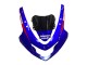 Billigste Suzuki GSXR 600 / GSXR 750 Motorrad Verkleidung 2004-2005 - Blau Rot Schwarz Motul Dunlop