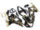 Billigste Suzuki GSXR 600 / GSXR 750 Motorrad Verkleidung 2004-2005 - Glanzendes Schwarz Gold Corona