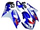 Billigste Suzuki GSXR 600 / GSXR 750 Motorrad Verkleidung 2004-2005 - Weiss Blau Rot
