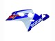 Billigste Suzuki GSXR 600 / GSXR 750 Motorrad Verkleidung 2004-2005 - Weiss Blau Rot