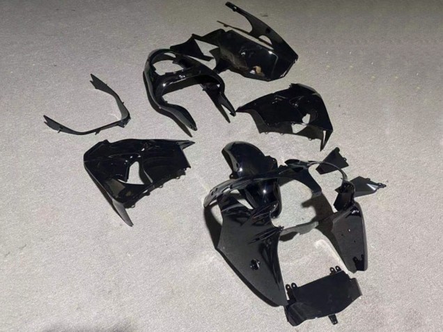 Billigste Kawasaki ZX9R Motorrad Verkleidung Kit 2000-2001 - Glanzendes Schwarz
