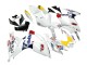 Billigste Suzuki GSXR 600 / GSXR 750 Motorrad Verkleidung 2006-2007 - Weiss Rot Gelb Motul