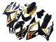 Billigste Suzuki GSXR 600 / GSXR 750 Motorrad Verkleidung 2006-2007 - Gold Glanzendes Schwarz Rot