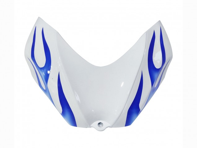 Billigste Suzuki GSXR 600 / GSXR 750 Motorrad Verkleidung 2006-2007 - Weiss Blau Flamme