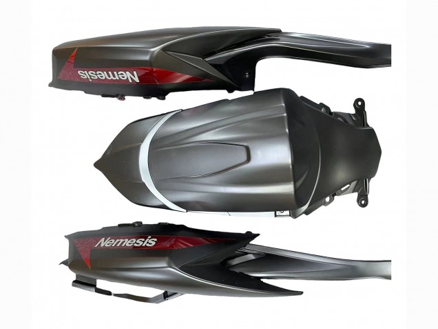 Billigste Suzuki GSXR 600 / GSXR 750 Motorrad Verkleidung 2008-2010 - Matt Schwarz Rot