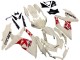 Billigste Suzuki GSXR 600 / GSXR 750 Motorrad Verkleidung 2008-2010 - Creme Weiss Rot Schwarz