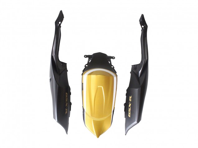 Billigste Suzuki GSXR 600 / GSXR 750 Motorrad Verkleidung 2008-2010 - Matt Schwarz Weiss Gold