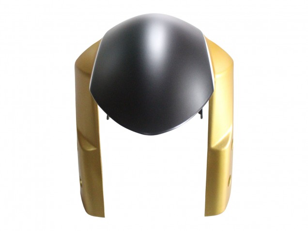 Billigste Suzuki GSXR 600 / GSXR 750 Motorrad Verkleidung 2008-2010 - Matt Schwarz Weiss Gold