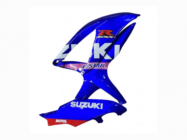 Billigste Suzuki GSXR 600 / GSXR 750 Motorrad Verkleidung 2008-2010 - Weiss Blau Rosa Ecstar Motul