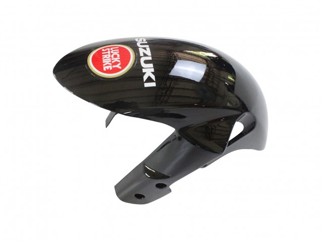 Billigste Suzuki GSXR 600 / GSXR 750 Motorrad Verkleidung 2008-2010 - Glanzendes Schwarz Rot Weiss Motul Lucky Strike