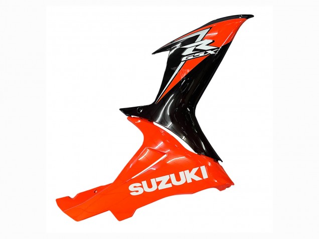 Billigste Suzuki GSXR 600 / GSXR 750 Motorrad Verkleidungen Kit 2011-2024 - Rot Glanzendes Schwarz