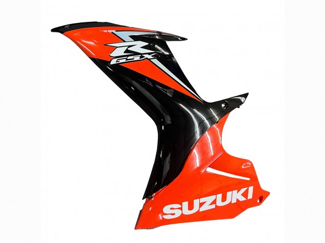 Billigste Suzuki GSXR 600 / GSXR 750 Motorrad Verkleidungen Kit 2011-2024 - Rot Glanzendes Schwarz