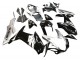 Billigste Suzuki GSXR 600 / GSXR 750 Motorrad Verkleidung 2011-2024 - Glanzendes Schwarz Silber
