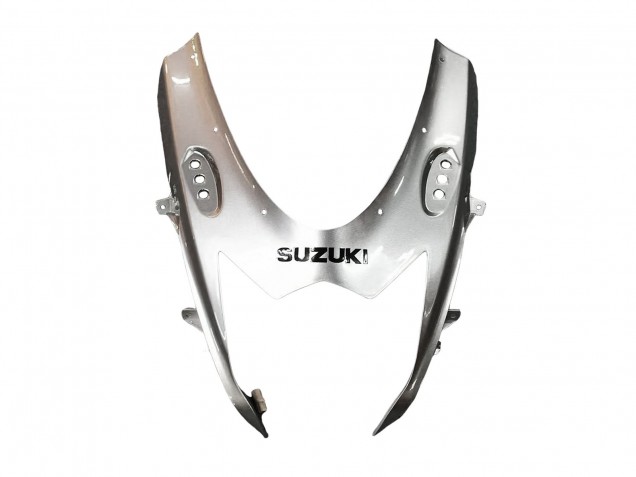 Billigste Suzuki GSXR 600 / GSXR 750 Motorrad Verkleidung 2011-2024 - Glanzendes Schwarz Silber