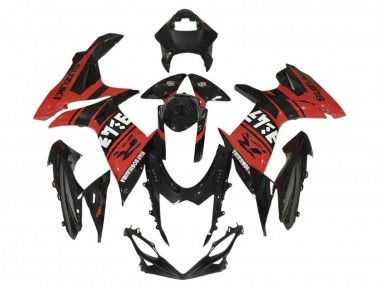 Billigste Suzuki GSXR 600 / GSXR 750 Motorrad Verkleidung 2011-2024 - Blau Weiss Schwarz