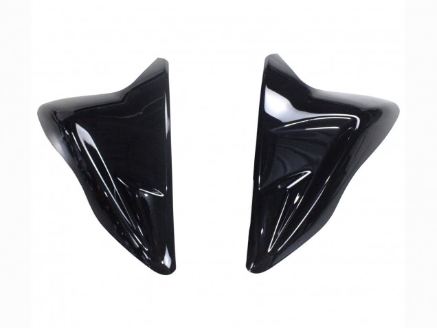 Billigste Suzuki GSXR 600 / GSXR 750 Motorrad Verkleidung 2011-2024 - Glanzendes Schwarz Matt Schwarz Weiss Aufkleber