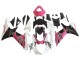 Billigste Suzuki GSXR 600 / GSXR 750 Motorrad Verkleidung 2011-2024 - Weiss Rosa Schwarz Corona