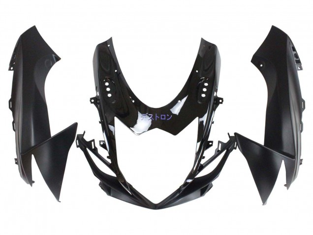 Billigste Suzuki GSXR 600 / GSXR 750 Motorrad Verkleidung 2011-2024 - Matt Schwarz Grau Lila