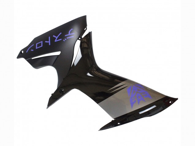 Billigste Suzuki GSXR 600 / GSXR 750 Motorrad Verkleidung 2011-2024 - Matt Schwarz Grau Lila