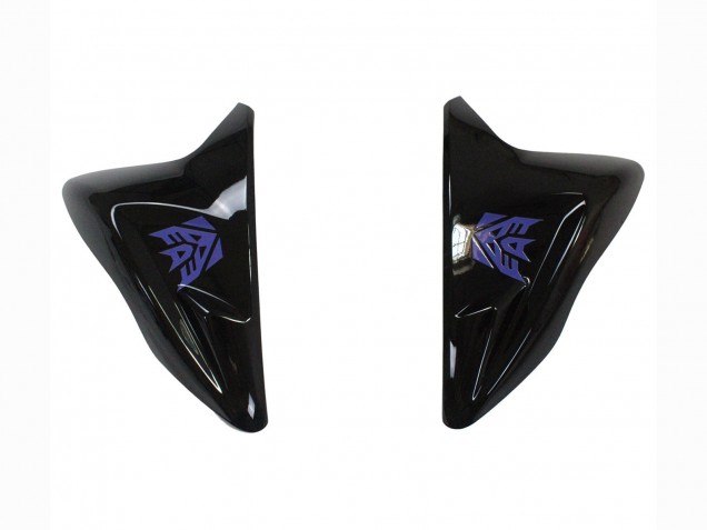 Billigste Suzuki GSXR 600 / GSXR 750 Motorrad Verkleidung 2011-2024 - Matt Schwarz Grau Lila